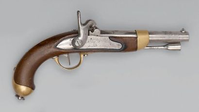 null Pistolet de cavalerie modèle 1822 T bis, construit neuf, canon poinçonné et...