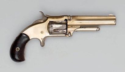 null Revolver Smith & Wesson N° 1 ½, second issue, simple action, cinq coups, calibre...