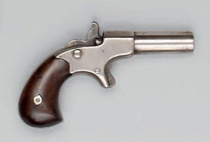 null Pistolet Remington-Elliot Deringer, un coup; canon de 2 ½ ", calibre 41, marqué:...