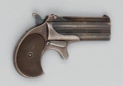 null Pistolet Remington, double Deringer, modèle 95 à percussion annulaire; canons...