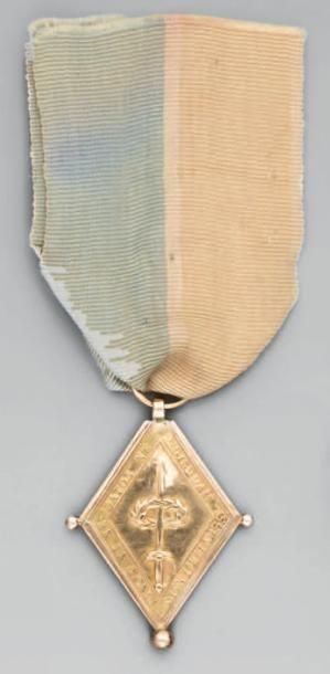 null Insigne des Vainqueurs de la Bastille, médaille d'or communale des gardes françaises...