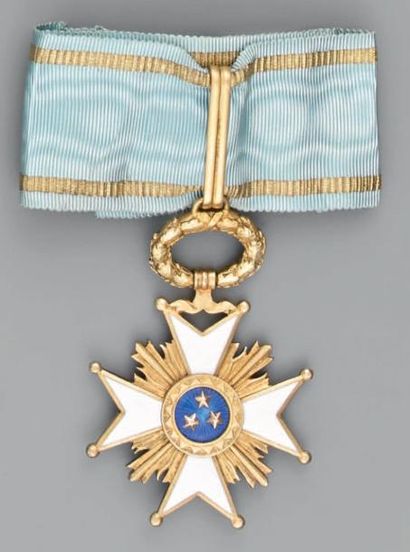 null Ensemble de commandeur de l'ordre des Trois Étoiles: croix en vermeil, émaillée,...