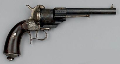 null Revolver à broche système Lefaucheux modèle 1858, de fabrication espagnole,...