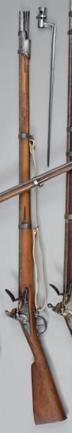null Fusil à silex d'infanterie modèle 1816 de voltigeur, canon daté: "1821", poinçonné...