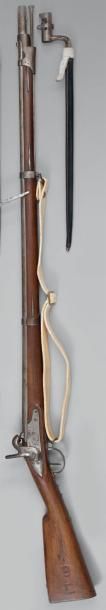 null Fusil d'infanterie à percussion modèle 1822 T Bis, canon poinçonné; platine...