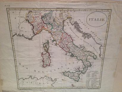 null ITALIE et GRECE: cartes pour l'intelligence de l'Histoire Romaine de M.Rollin...