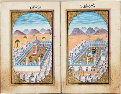 null [DALÂ'IL AL-KHAYRÂT/ MANUSCRIT]. «Dala'il al-khayrât». Manuscrit religieux ottoman...