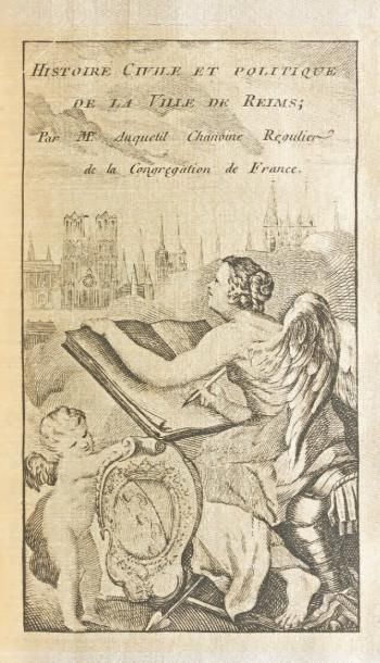 ANQUETIL (Louis Pierre) Histoire civile et politique de la ville de Reims. À Paris,...