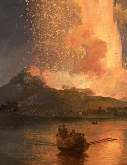 Pierre Jacques VOLAIRE dit LE CHEVALIER VOLAIRE (1729-après 1802) Eruption du vésuve...