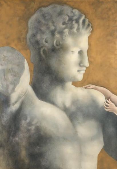 HAROLD STEVENSON (NÉ EN 1929) Apollon Huile sur toile 178 x 125 cm