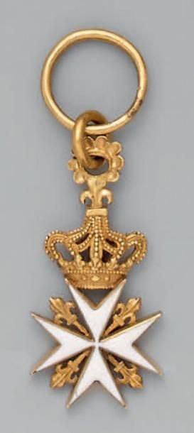 Croix de l'ordre de Malte, réduction, en...