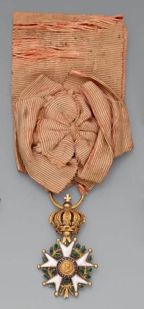 null Croix d'officier de l'ordre de la Légion d'honneur, taille réduite, modèle de...