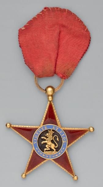 null Croix de chevalier de l'ordre royal d'Espagne institué par Joseph Napoléon le...