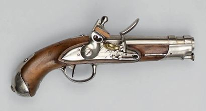 Pistolet de gendarmerie modèle an IX, canon...