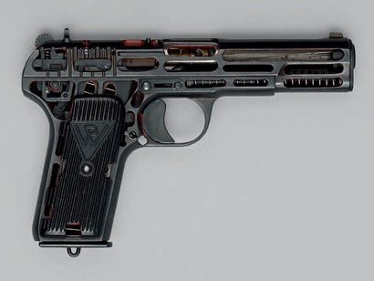 null Pistolet automatique de démonstration écorché, tchécoslovaque C Z 50, calibre...