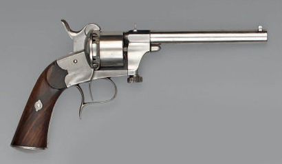 null Revolver à broche système Mariette, simple action, canon rond, calibre 11 mm,...