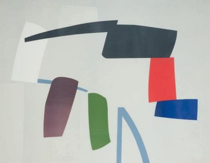 Jean HÉLION, ensemble de dix oeuvres (1904 - 1987) Équilibre 33 Lithographie en couleurs...