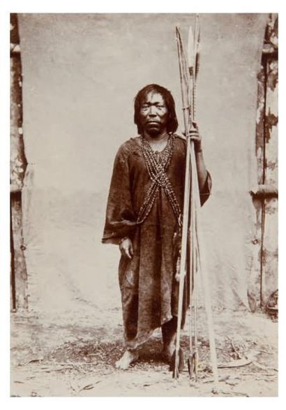 Charles KROEHLE (1876 - c. 1902) Pérou. Bolivie. c. 1890. Indienne Cuniva, Rio Ucayali....