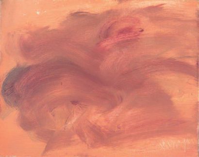 Jean MESSAGIER (1920 - 1999) Sans titre, 1959 Huile sur toile, signée en bas à droite,...