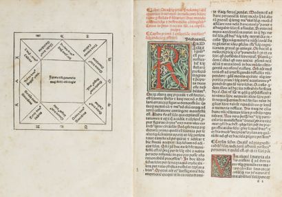 null [INCUNABLE - PTOLÉMÉE]. Liber quadripartiti Ptolomei id e[st] // quattuor tractatuu[m]...