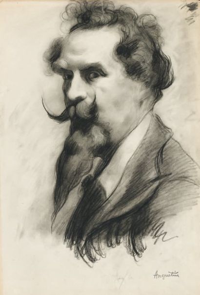 Portrait de Zo d'Axa - circa 1894 Dessin...