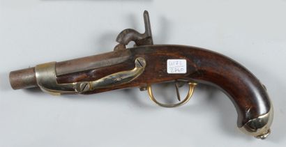 null Pistolet de cavalerie, modèle 1822 T bis, platine de la Manufacture Royale de...