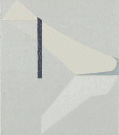 ARTURO BONFANTI (1905 - 1978) MI 93, 1966 Huile sur toile, signée, datée et titrée...