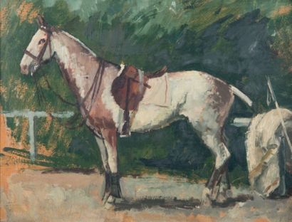 André Mare (1885 - 1932) La jument mauve, 1929 (d'après un poney d'H. de Montbrison)...