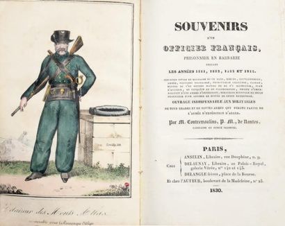 CONTREMOULINS (P. M., de Nantes) Souvenirs d'un officier français, prisonnier en...