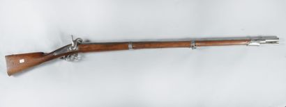 null Fusil d'infanterie a percussion modèle 1842, canon lisse, calibre 18 mm, poinçonné...