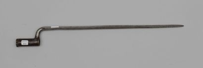 null Baionnette a douille prussienne d'infanterie, modèle 1809; longueur 55 cm (légèrement...