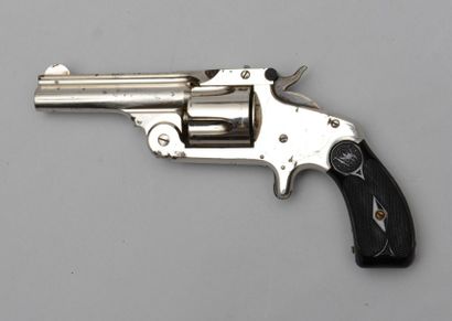 null Coffret-necessaire contenant un revolver Smith & Wesson à simple action en acier...