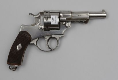 null Revolver d'ordonnance modèle 1873, daté: «S. 1874» (barillet changé; oxydation)....