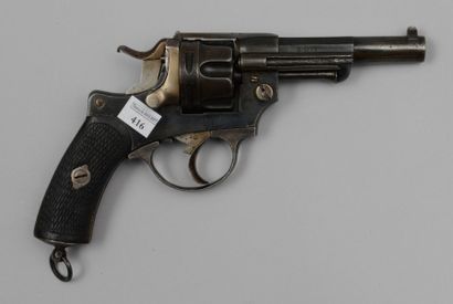 null Revolver d'ordonnance modèle 1874, civil, (rebleui; marquage postérieur). Époque...