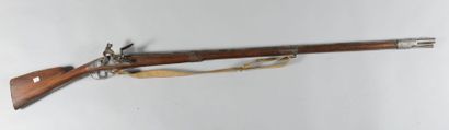 null Fusil a silex d'infanterie, modèle 1754, platine poinçonnée: «S.E.P» surmonté...