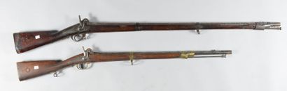 null Un fusil a percussion d'infanterie modèle 1853 de la Manufacture Impériale de...
