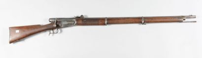 null Fusil Vetterli modèle 1869, calibre 10,5 mm, numéroté: «59871», poinçons suisses....