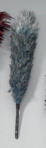 null Grand plumet bleu; longueur 42 cm, plumes seules.
Époque Premier-Empire. Bon...