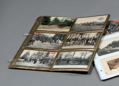 null Ensemble de 40 cartes postales anciennes concernant la foret de Rambouillet,...