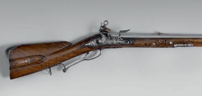 null Fusil de chasse à silex attribué à Victor Amédée II et Anne Marie de Savoie:
Fort...