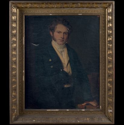 Jean-Sébastien ROUILLARD (Paris 1789 - 1852) 
Portrait d'homme
Sur sa toile d'origine....