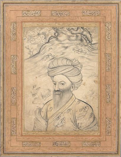 null Portrait d'un homme au turban, Iran, fin du XVIIIème -début du XIXème siècle
Dessin...