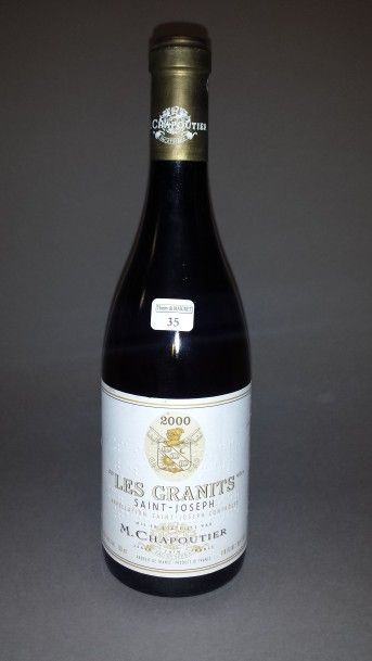 null 1 Bouteille SAINT JOSEPH "Les Granits", M. Chapoutier 2000 