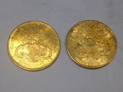 null 2 pièces de 20 dollars or (1904)
usures