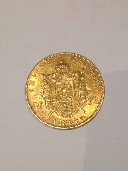 null Pièce de 50 francs or (1864)