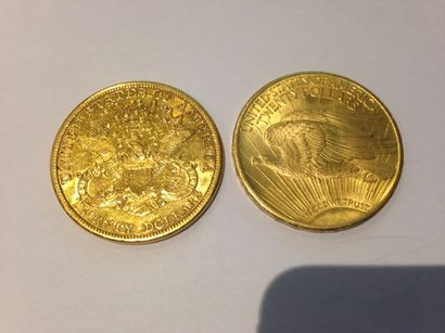 null 2 pièces de 20 Dollars or 1878-1924
