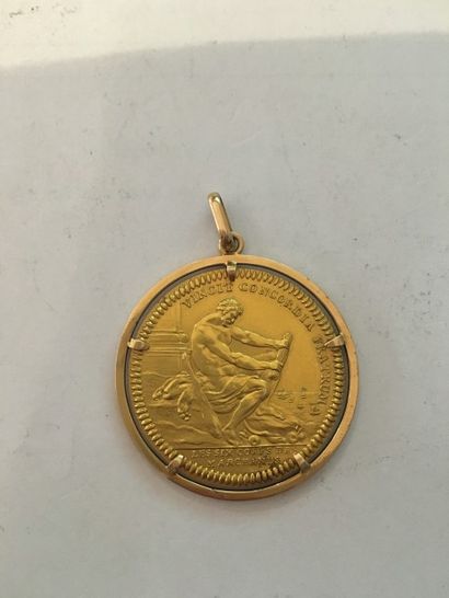 Médaille en or de la Chambre de Commerce...
