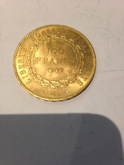 null Pièce de 100 Francs or 1909