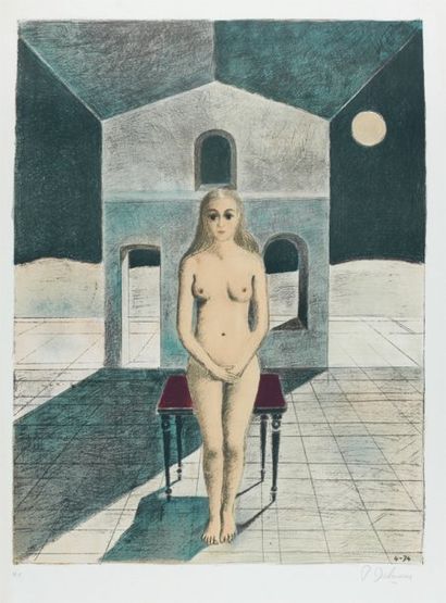 null LA VOYANTE. 1974 (M.J. 70) 79 x 58,5 cm Lithographie en couleurs sur vélin d'Arches....