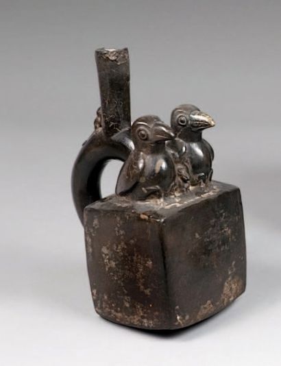 CULTURE CHIMU - Nord du PÉROU, Intermédiaire récent (1100-1400 ap. J.-C.) Vase à...